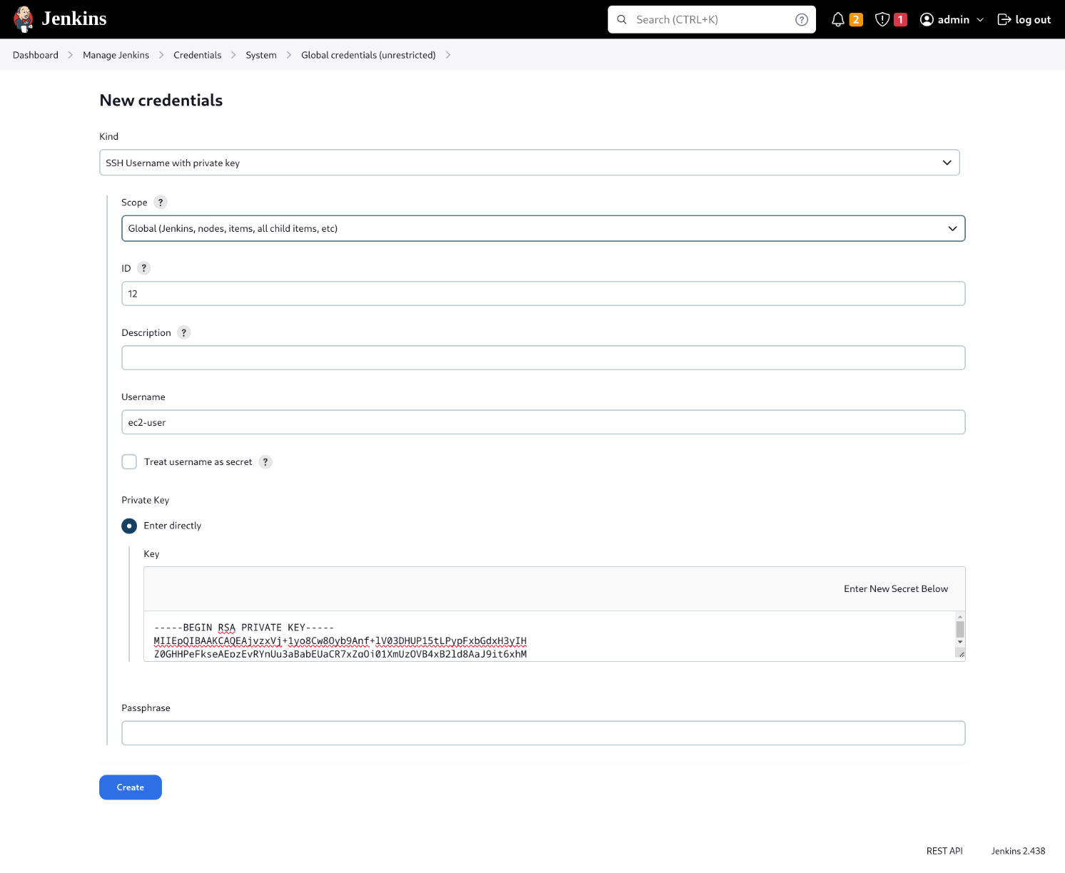 Jenkins server